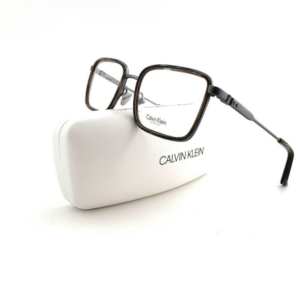 New Calvin Klein Frames Satin Titanium Men's 8059